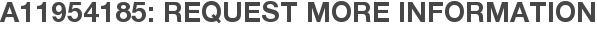 A11954185: Request More Information