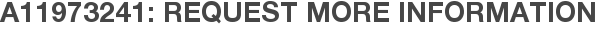 A11973241: Request More Information