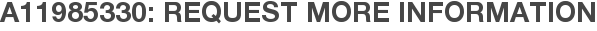 A11985330: Request More Information